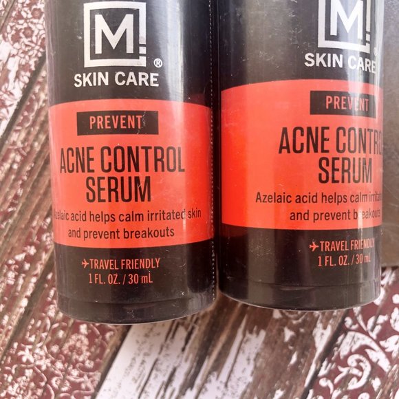 M Skin Care Acne Control Serum Men's Beauty 2Pk - Picture 3 of 6